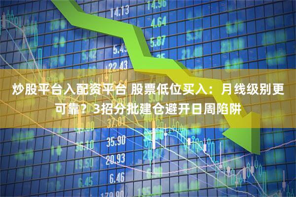 炒股平台入配资平台 股票低位买入：月线级别更可靠？3招分批建仓避开日周陷阱