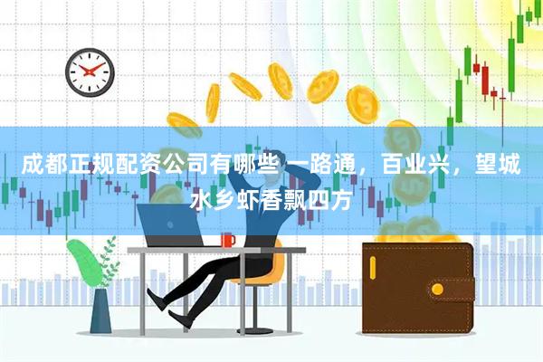 成都正规配资公司有哪些 一路通，百业兴，望城水乡虾香飘四方